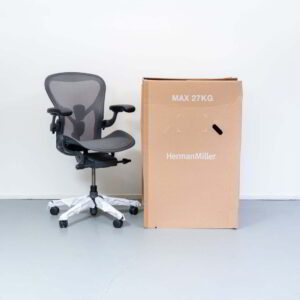 Herman Miller Aeron Remastered Bureaustoel Graphite - Maat B  Nieuw