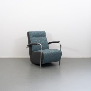 Leolux Scylla Hoge Rug Turquoise Stof