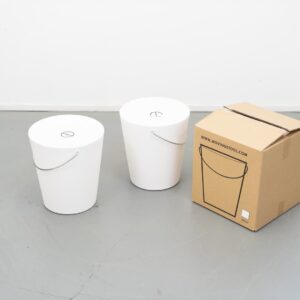 Moving Stool Wit Nieuw Design Kruk