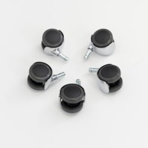 Vitra Eames Set Wielen Los voor Harde Vloer - Chroom