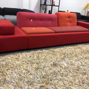 Vitra Hella Jongerius Poldersofa Rood Mix XL