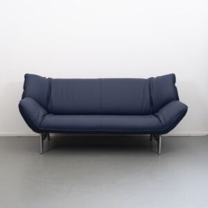 Leolux Tango 3-zits/223cm Bank Kobaltblauw Leer
