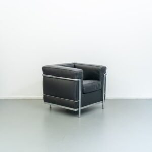 Cassina LC2 Fauteuil Zwart Leer
