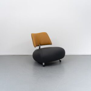 Leolux Pallone fauteuil maïsgeel zwart (incl. Leolux Kikko)