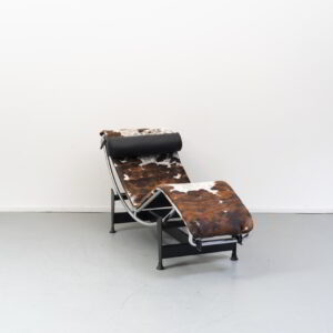 Cassina LC4 Le Corbusier fauteuil tri color pony
