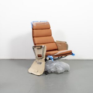 Vitra Eames EA 222 Loungechair Cognac Leer - Chroom