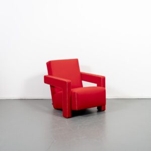 Cassina Utrecht Chair type 637 Rood - Stof