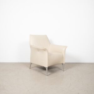 Leolux Mayuro Fauteuil Wit Leer