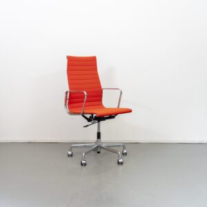 Vitra EA 119 Bureaustoel Oranje Hopsak - Chroom