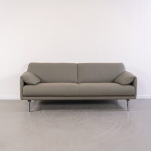 Leolux Bora Balanza Bank 3-zits/208cm Groen Stof - Aluminium