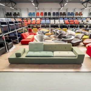 Vitra Hella Jongerius Poldersofa XXL/330cm - Groen Mix