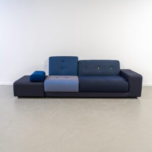 Vitra Hella Jongerius Poldersofa Antarctic Bleu 260 cm