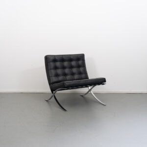 Knoll Barcelona Chair Mies Van Der Rohe - Zwart leer