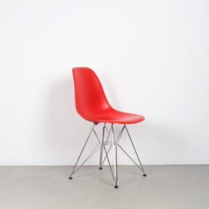 Vitra Eames DSR-Stoel Rood – Chroom