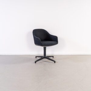Vitra Softshell Stoel Zwart Stof