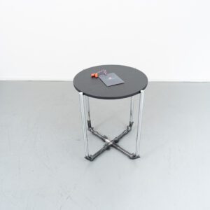 Gispen Today 413 bijzettafel chroom Zwart - Eiken