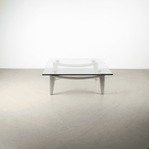 Leolux Farandole Tafel Glas - Chroom