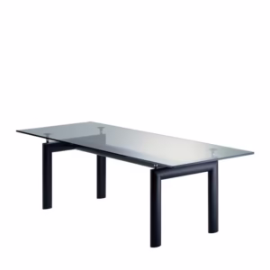 Cassina Le Corbusier LC6 Tafel Helder Glas - Zwart