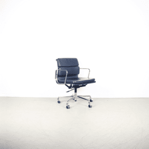 Vitra Eames Ea 217 Bureaustoel Softpad Donkerblauw – Chroom