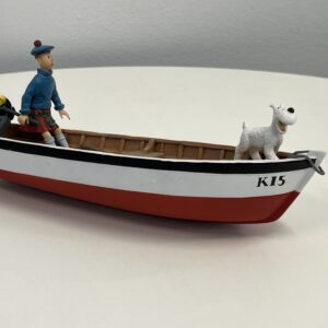 Kuifje in Boot Diorama Het Zwarte Eiland