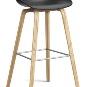 Hay About a Stool barkruk AAS32 Zwart Eik 75 cm