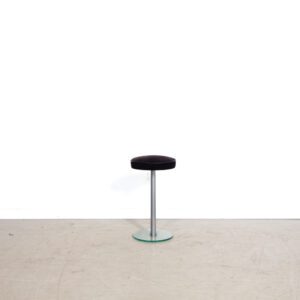 Gispen Bijzettafel Zwart Staal Glas