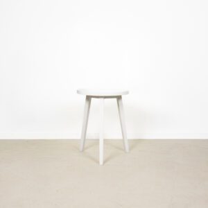 Gervasoni Tafel Rond Wit Hout Ø50 cm (H: 64 cm)