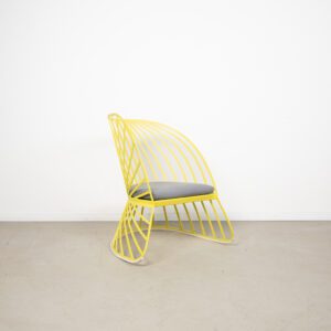 Molteni&C Sol Schommelstoel Geel Aluminium
