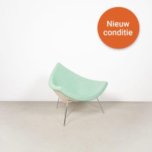Vitra Coconut Fauteuil Mintgroen Stof – Chroom