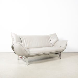 Leolux Tango Bank 2-Zits Wit Leer