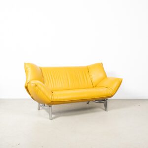 Leolux Tango Bank (Zits) Geel Leer
