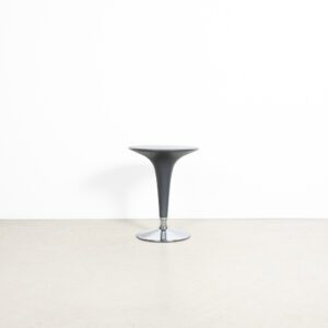 Magis Bombo Tafel Rond Donkergrijs Kunststof Ø55 cm - Chroom